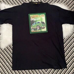 Vintage Y2K Lusso LTD low rider magazine cover black T-shirt